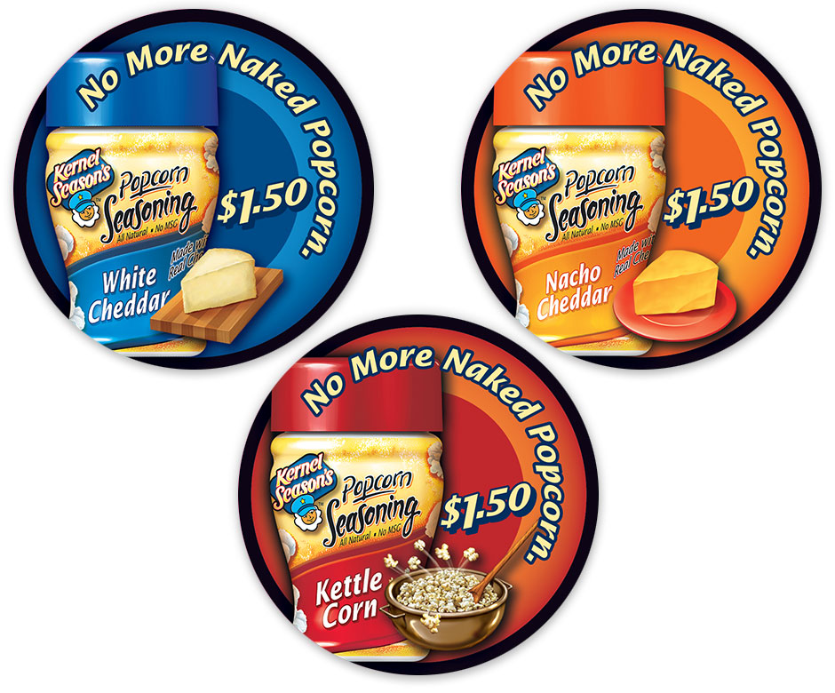 Kernel Seasons Buttons