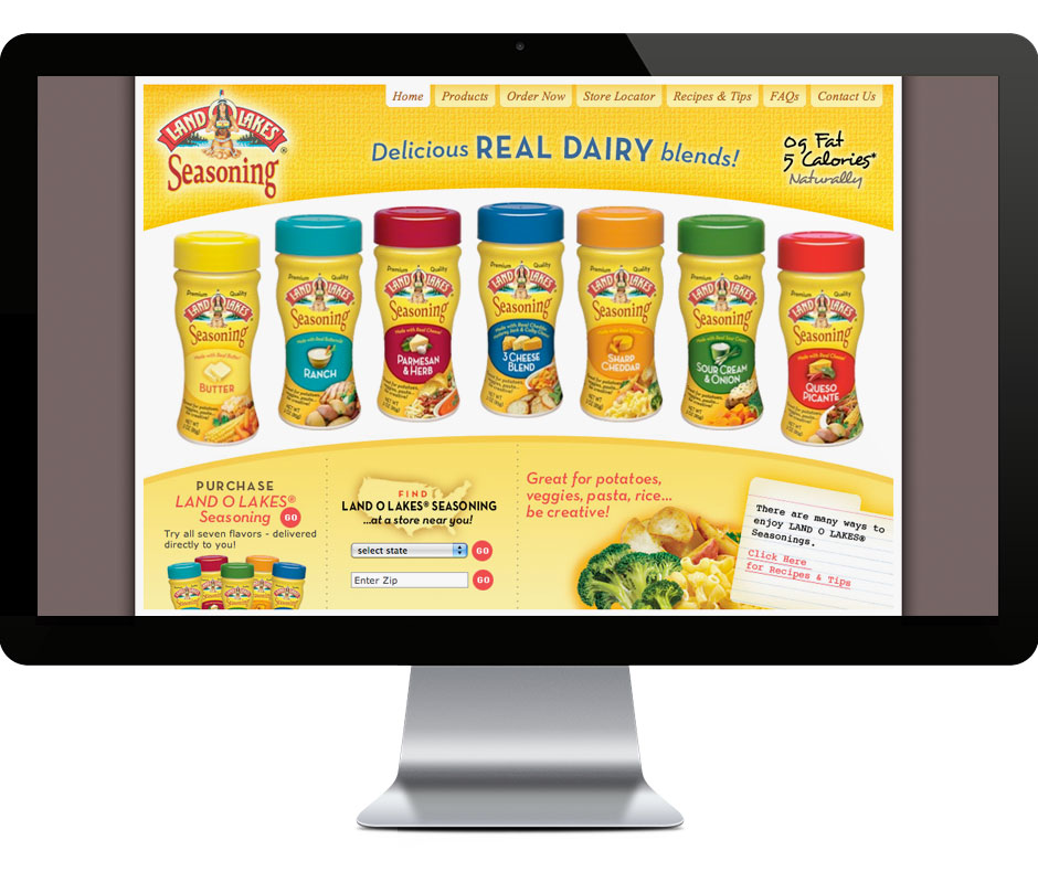Land O Lakes Seasoning Web Home