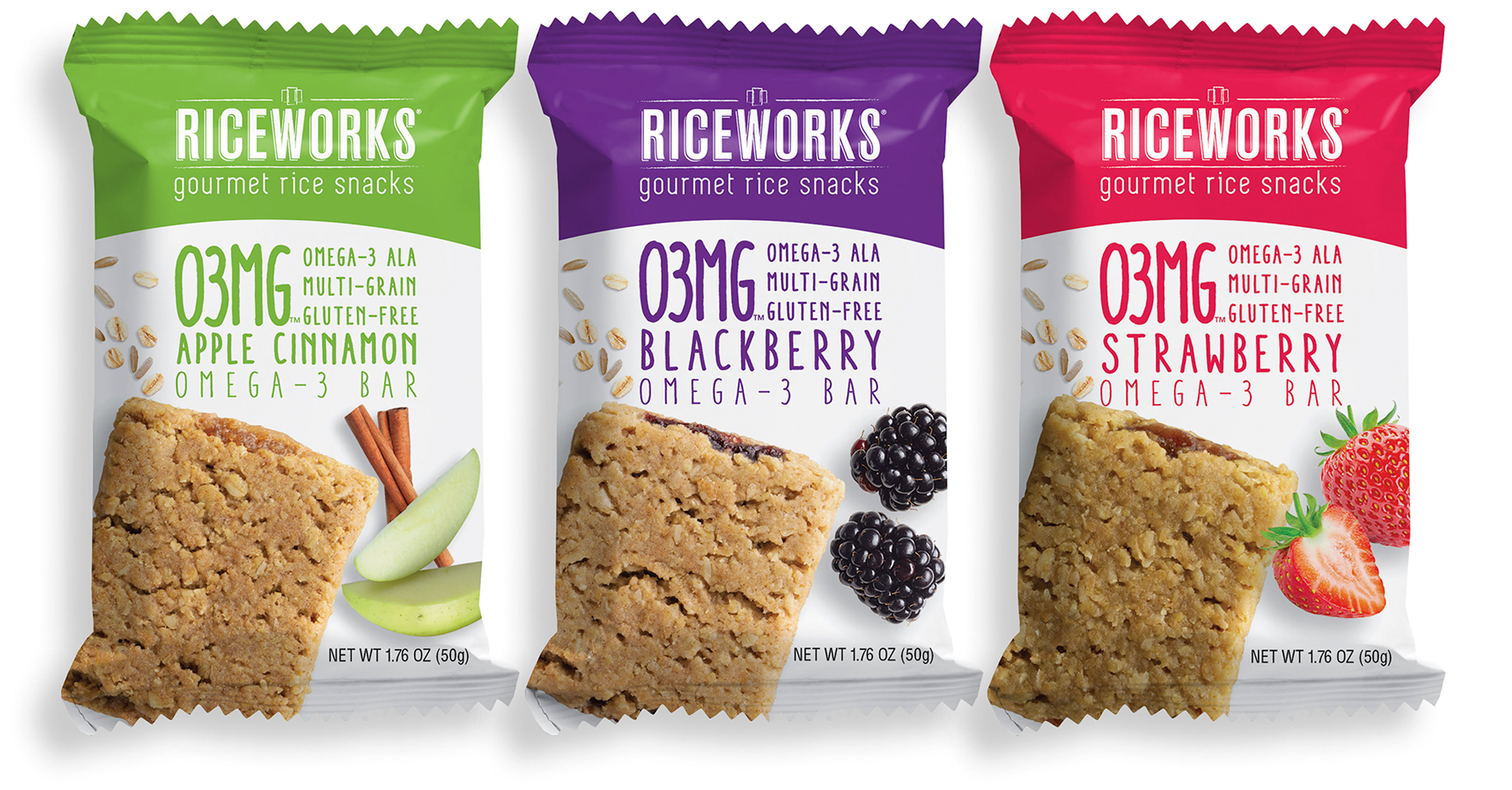 Riceworks Omega-3 Bars Wrappers