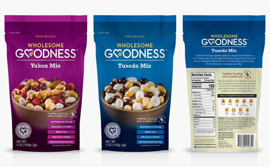 Wholesome Goodness Snack Mix Pouches
