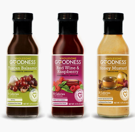 Wholesome Goodness Salad Dressing Labels